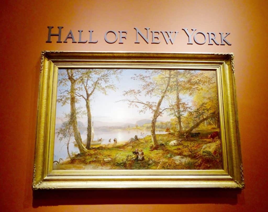 landscape painting in Hall of New York