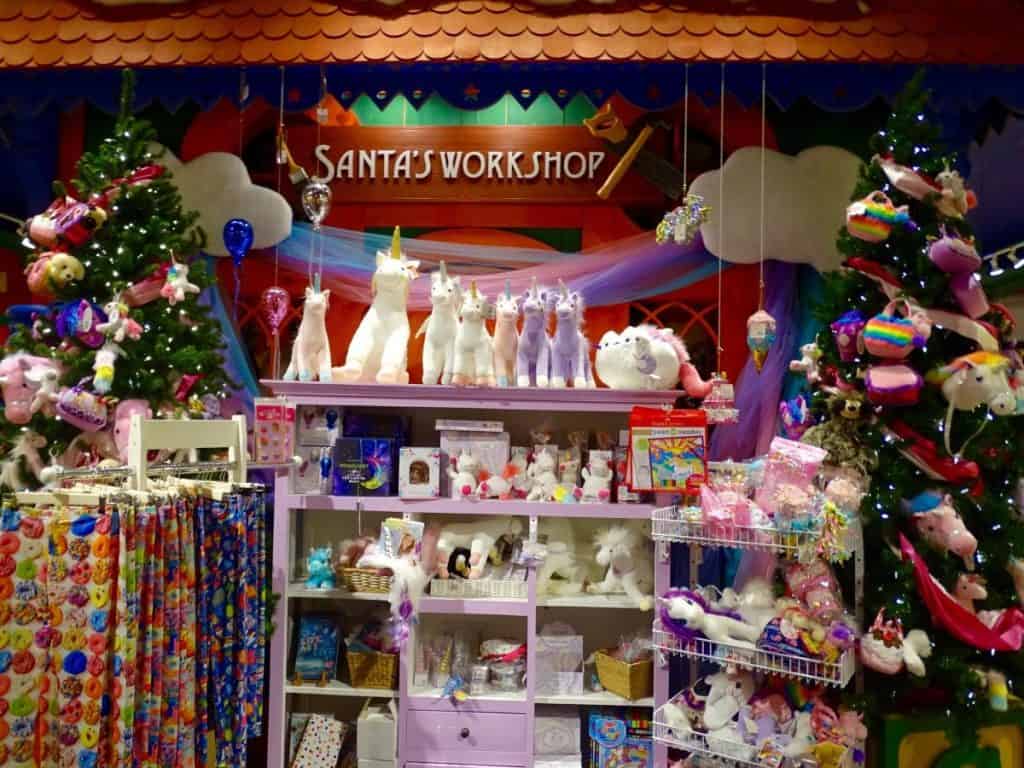 toys at Santa's Workshop at the Massachusetts Yankee Candle Village