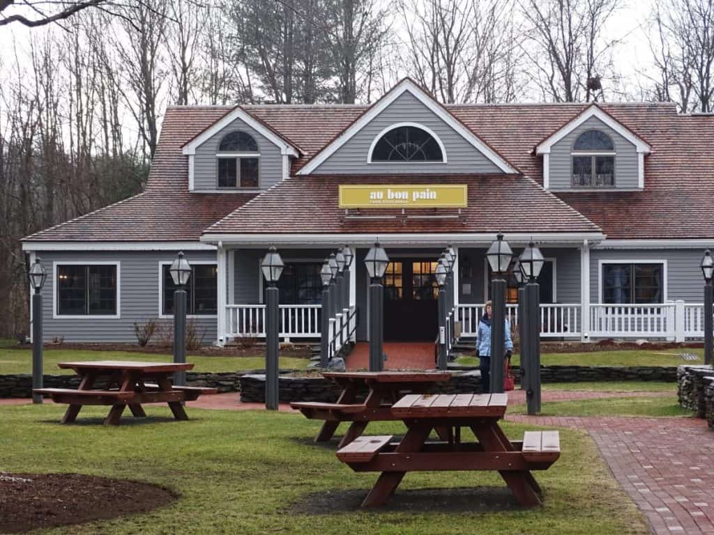 Outdoor Courtyard at the Massachusetts Yankee Candle Village