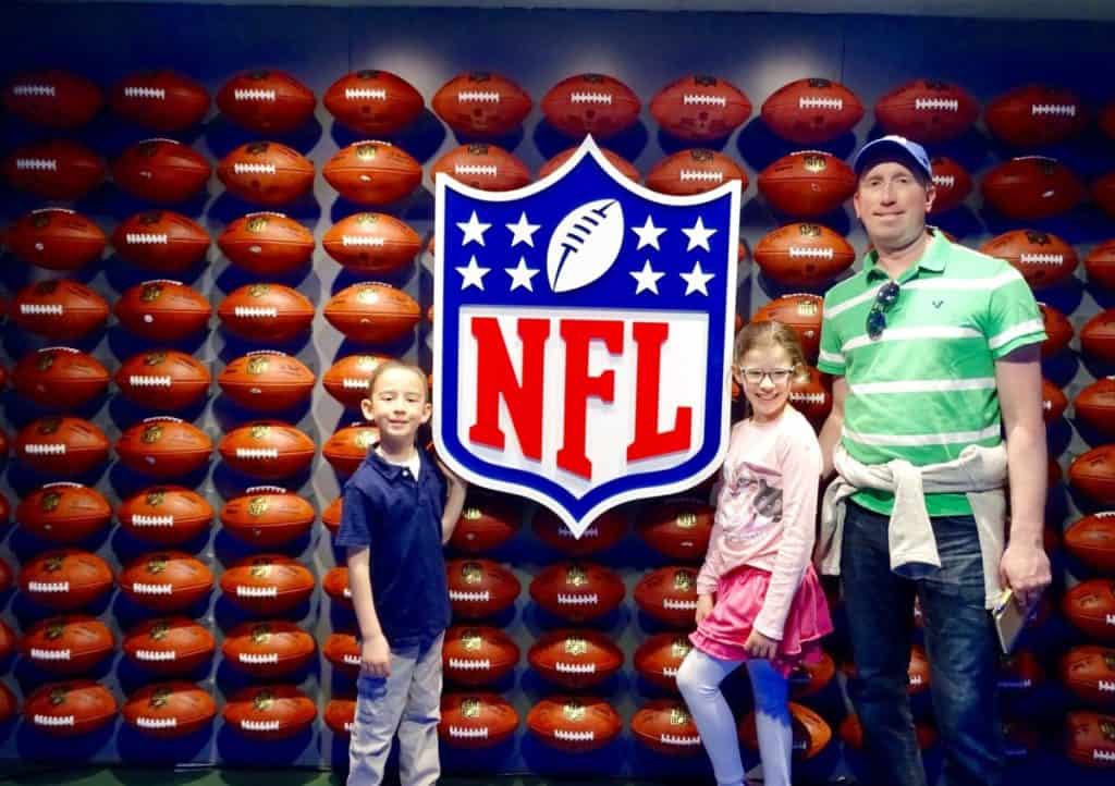 Little Kid Big City  NFL Experience Times Square with Kids