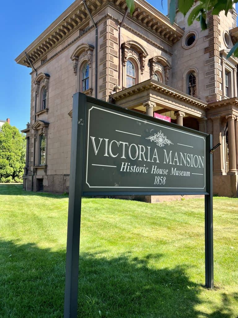 Playing “I Spy” at Victoria Mansion in Portland, Maine