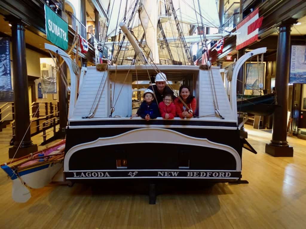 family pic at New Bedford Whaling Museum