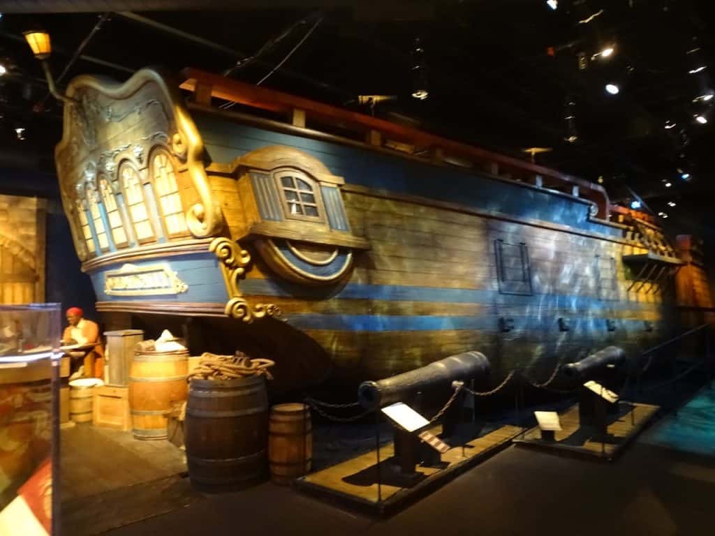 pirate ship at the Whydah Pirate Museum in West Yarmouth (Cape Cod), Massachusetts - whaling museums in the northeast