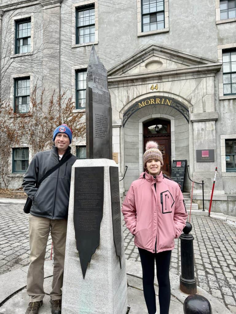 Touring the Morrin Centre in Québec