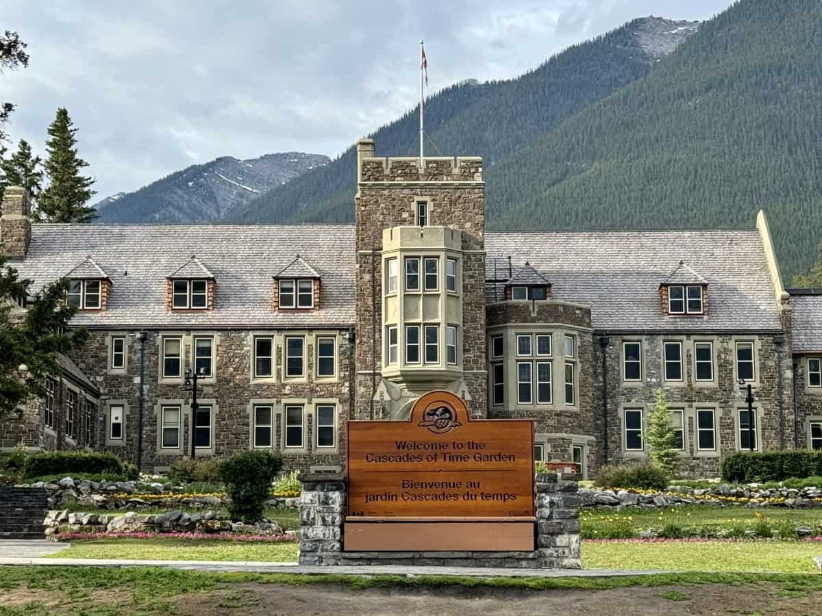 Cascade of Time Gardens in Banff Alberta