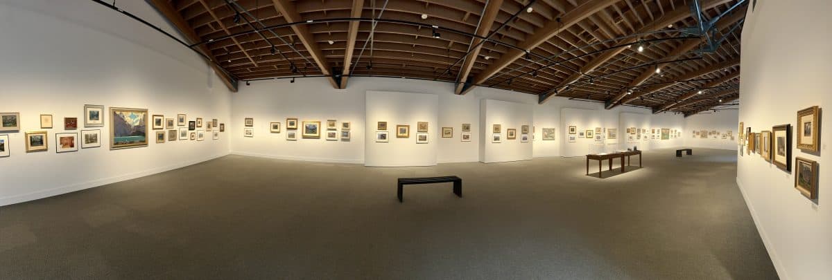 art gallery at Whyte Museum of the Canadian Rockies in Banff Alberta