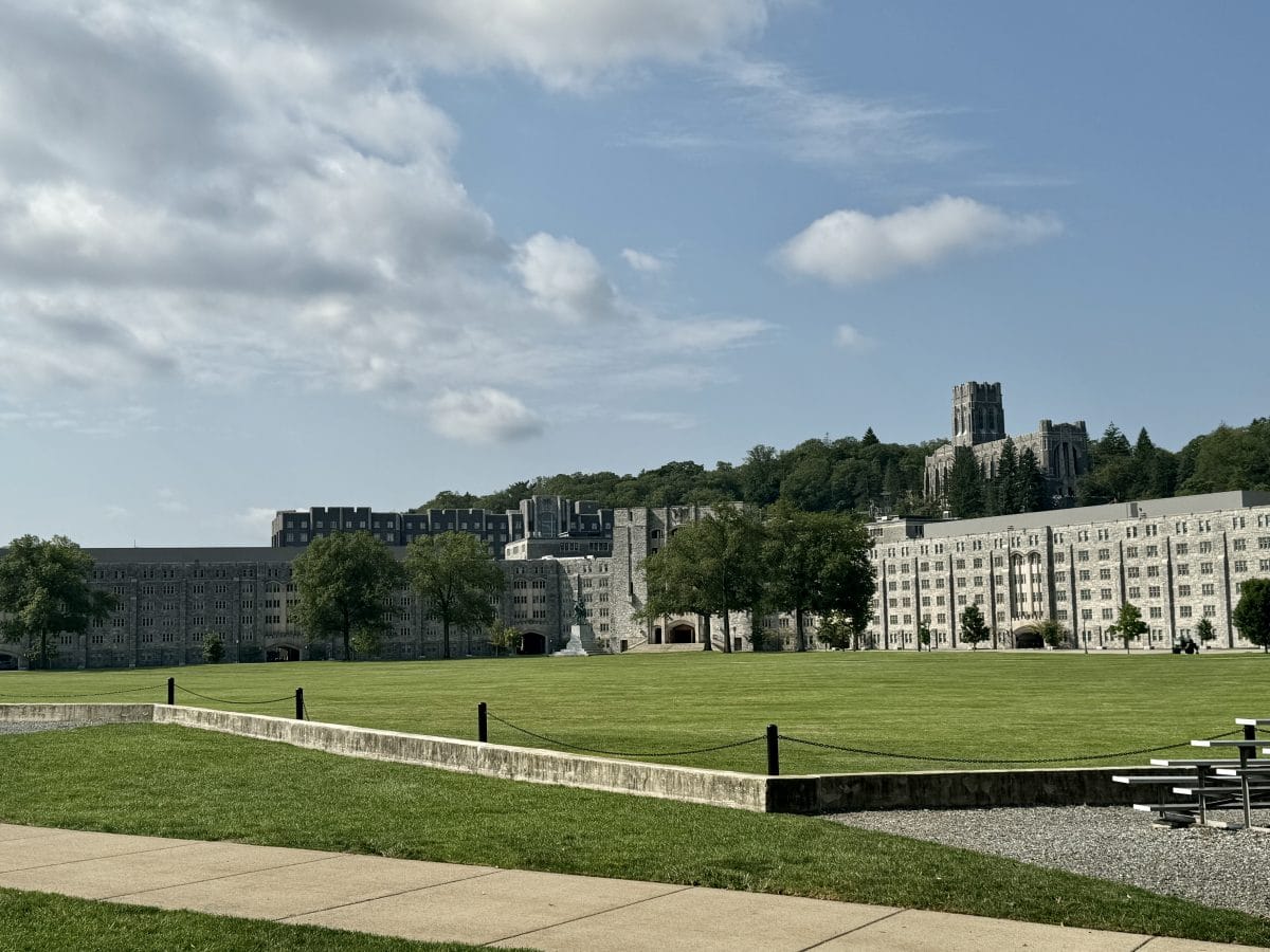 The Point at West Point Military Academy in New York