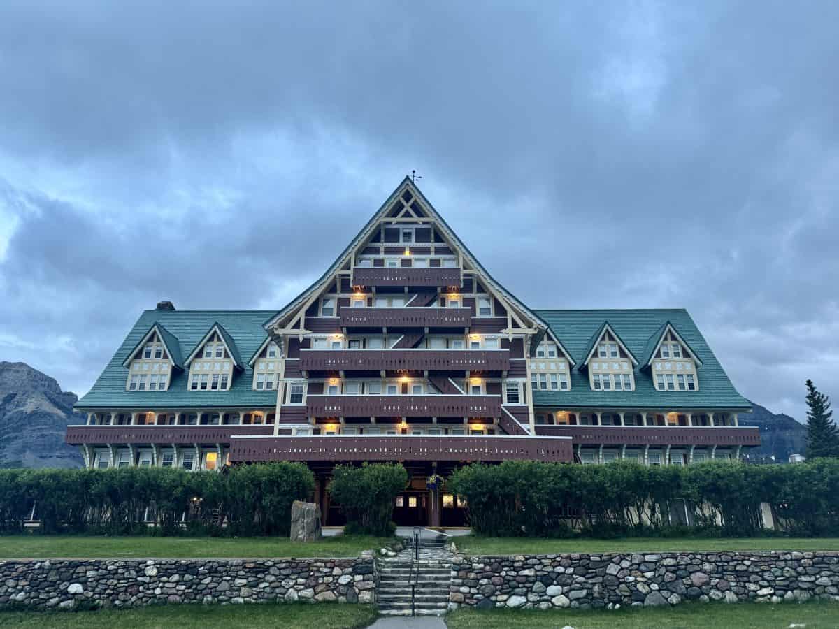 Prince of Wales Hotel in Waterton Lakes National Park in Alberta, Canada