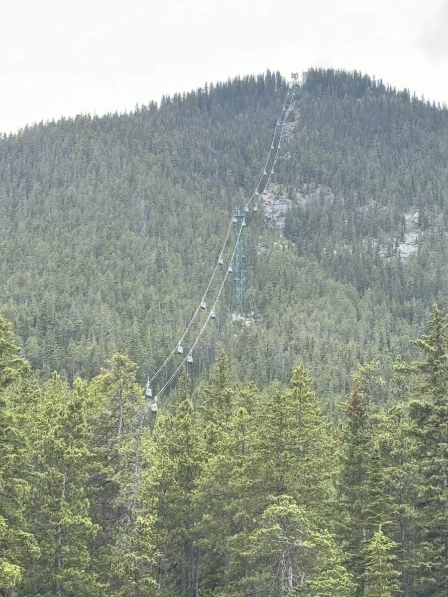 Banff Gondola at Sulphur Mountain in Banff Albert Canada