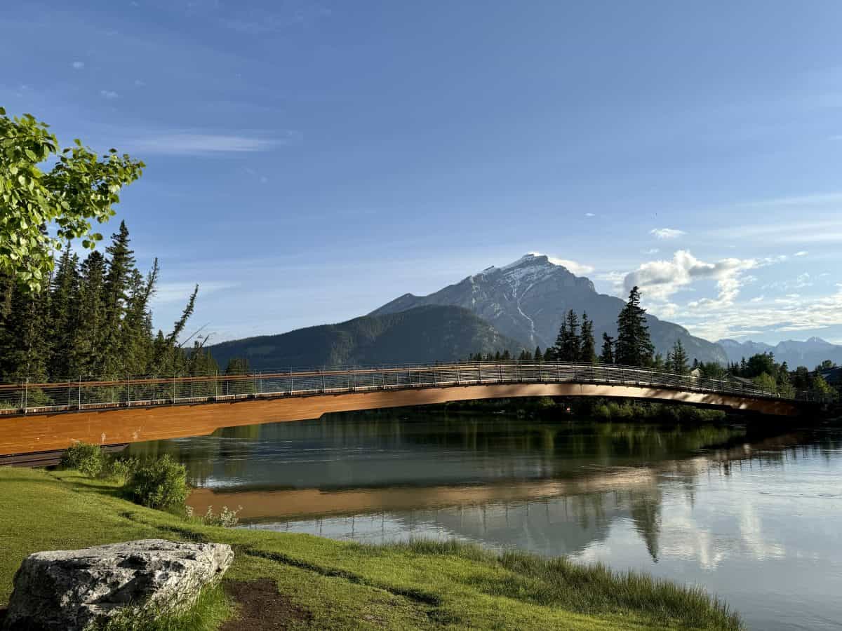 Nancy Paw Bridge in Banff, Alberta Canada