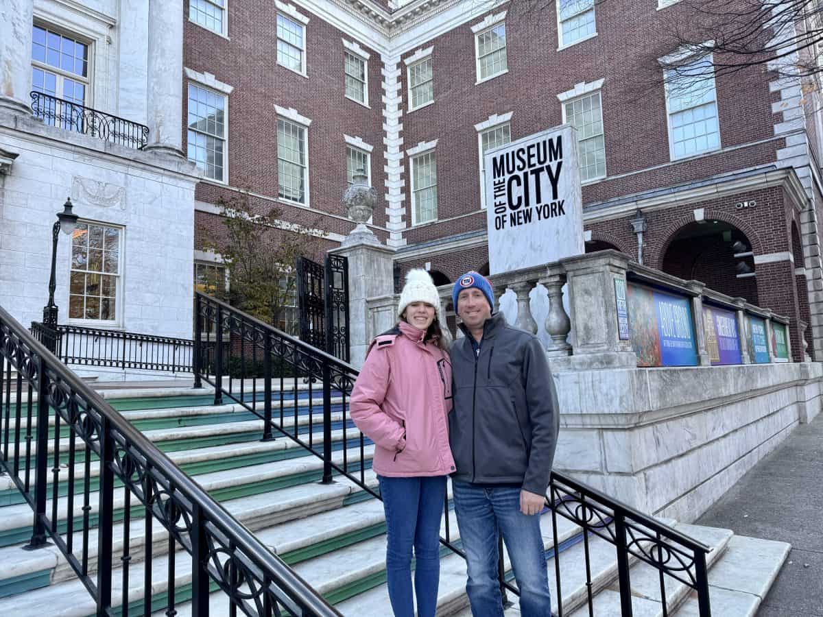 entrance to the Museum of the City of New York in Manhattan, New York