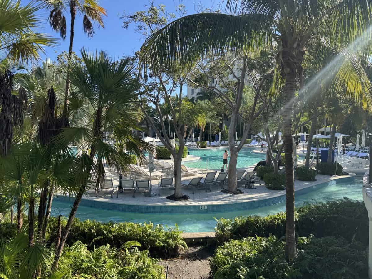 Lazy River at Tidal Cove at JW Marriott Turnberry Resort and Spa in Miami, Florida