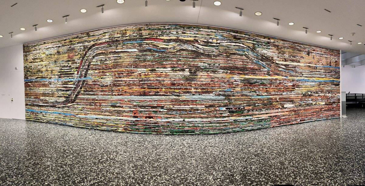 PIckett's Charge art installation at Hirschhorn Museum and Sculpture Garden in Washington DC