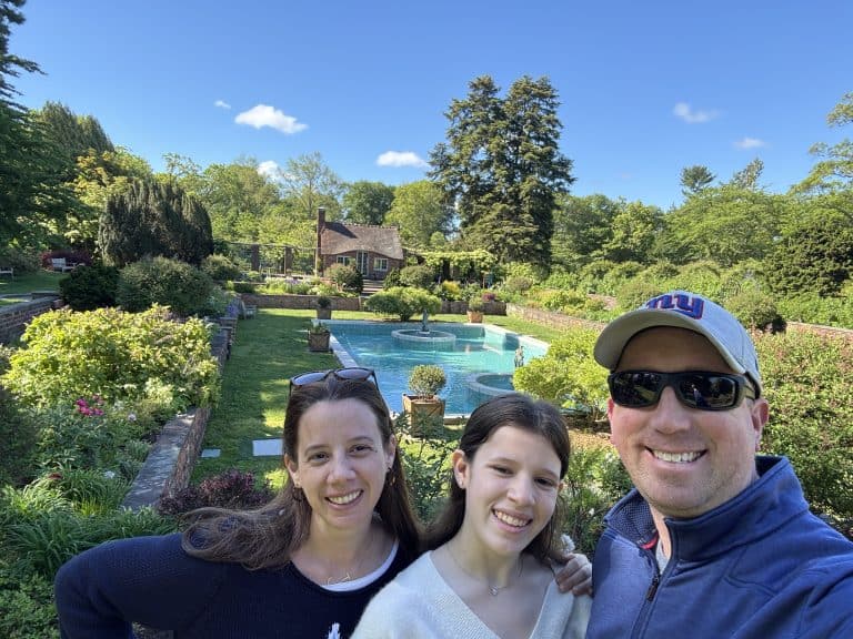 Blue Pool of Planting Fields Arboretum State Historic Park