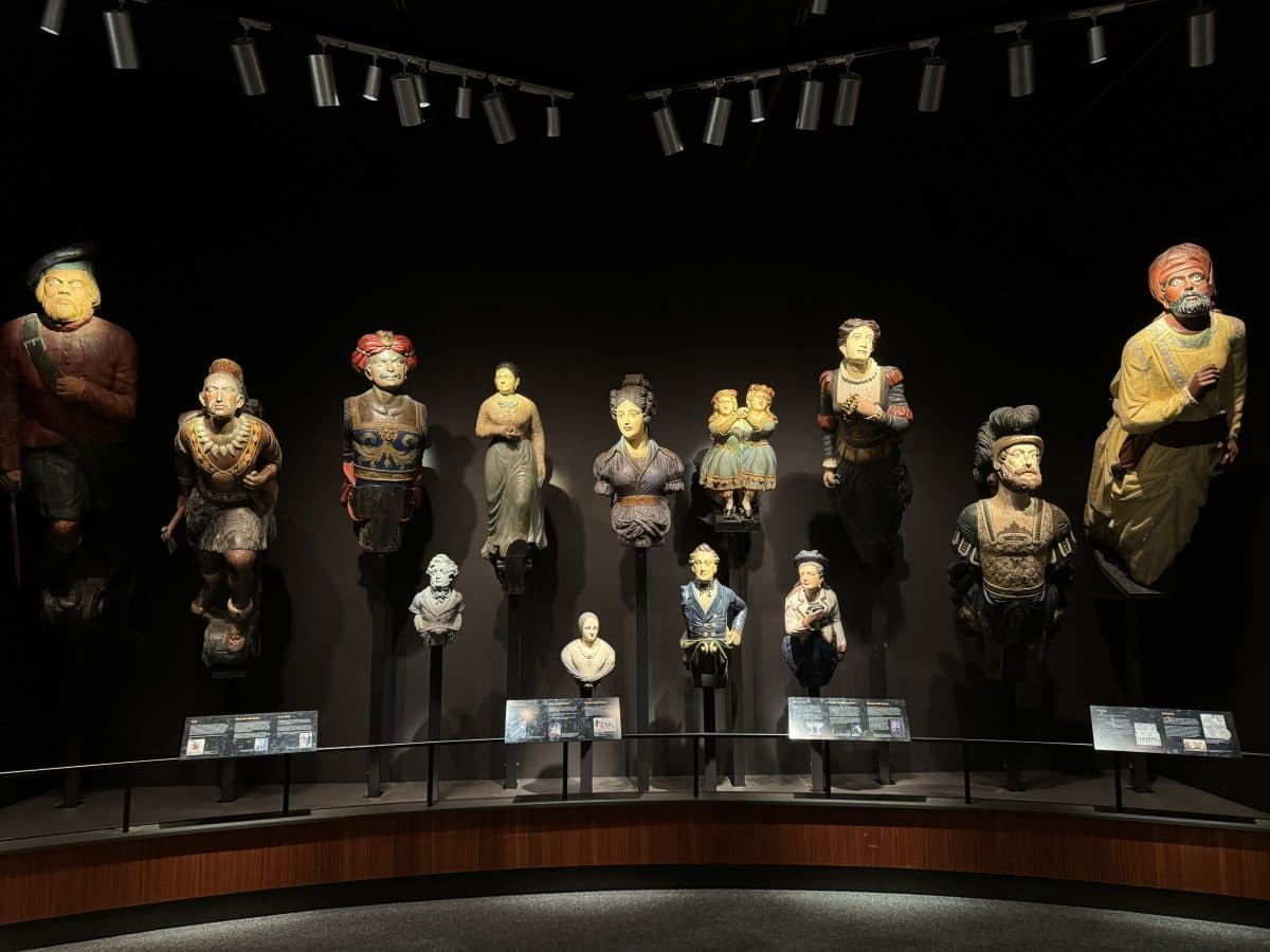 sea figurines at Mystic Seaport Museum in Mystic, CT