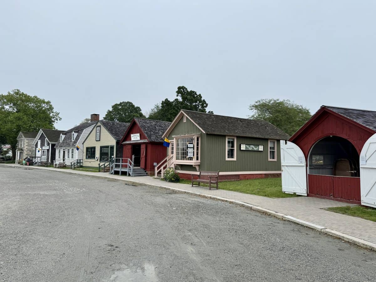 Seaport Village at Mystic Seaport Museum in Mystic CT