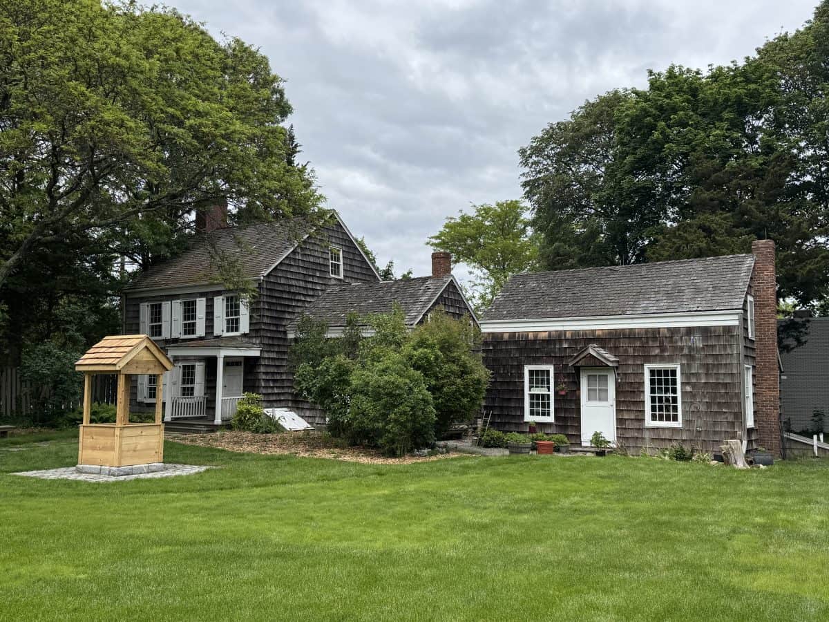 main house at the Walt Whitman Birthplace State Historic State on Long Island in New York
