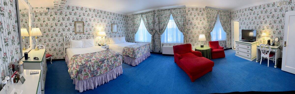 superior bedroom at the Greenbrier Resort