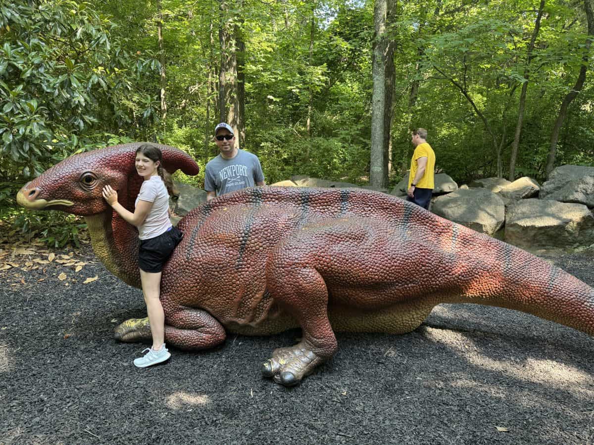 Dinosaur Trail at the Museum of Life and Science in Durham, NC