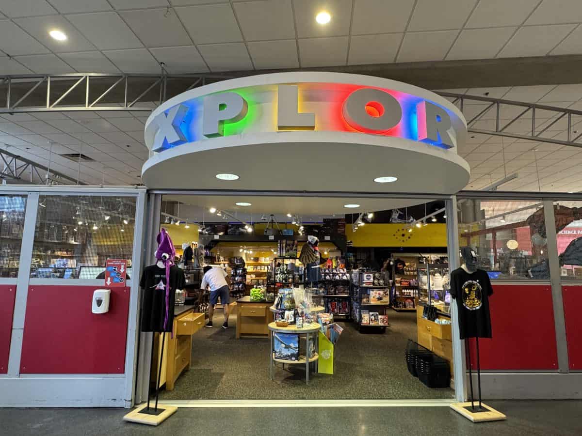XPLOR store inside the Carnegie Science Center in Pittsburgh, PA