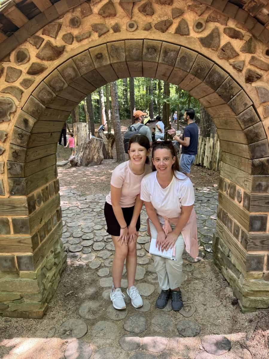 At the Hideaway exhibit at the Museum of Life and Science in Durham, NC