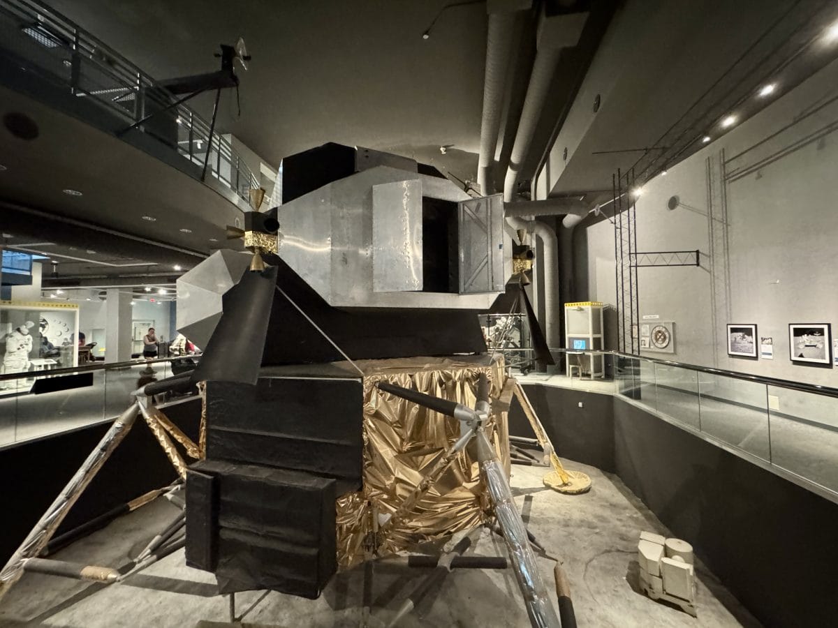 Aerospace exhibit at the Museum of Life and Science in Durham, NC