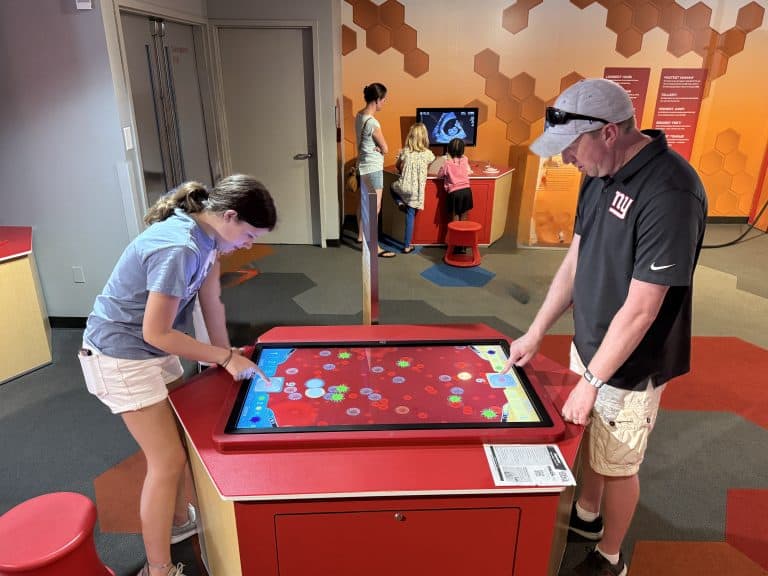 exhibit at the Carnegie Science Center in Pittsburgh PA