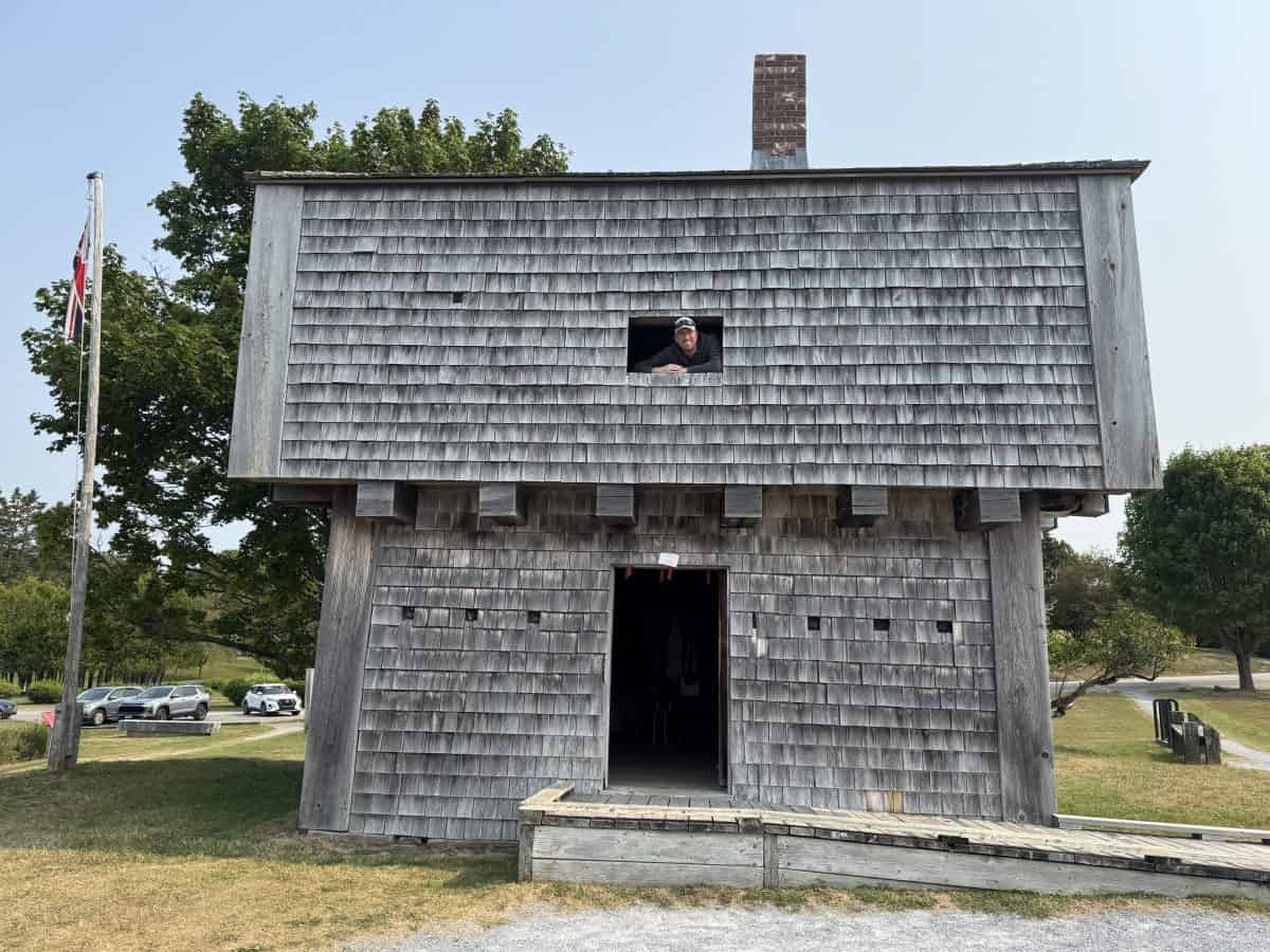Block House National Historic Site in St. Andrews in New Brunswick, Canada