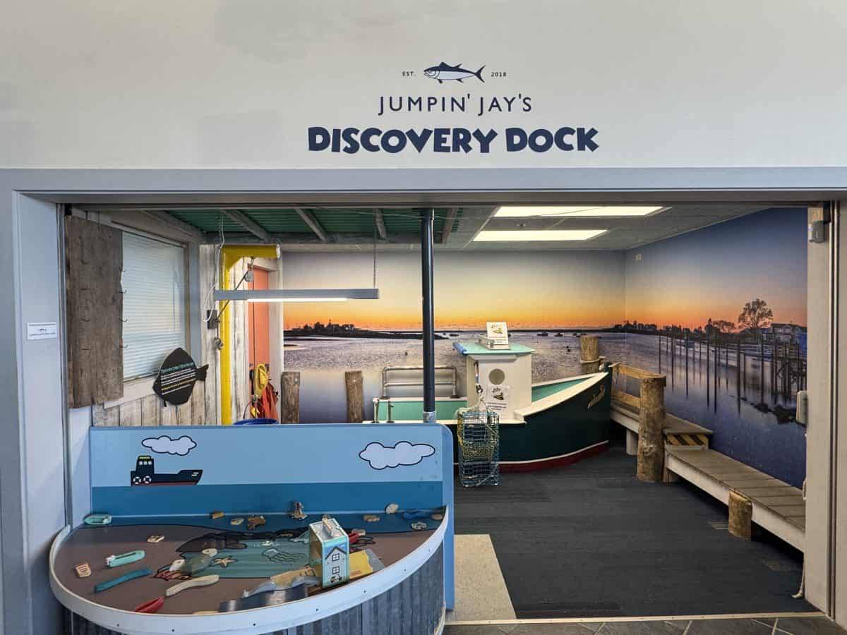 Jumpin Jay's exhibit at Seacoast Science Center in Portsmouth, NH