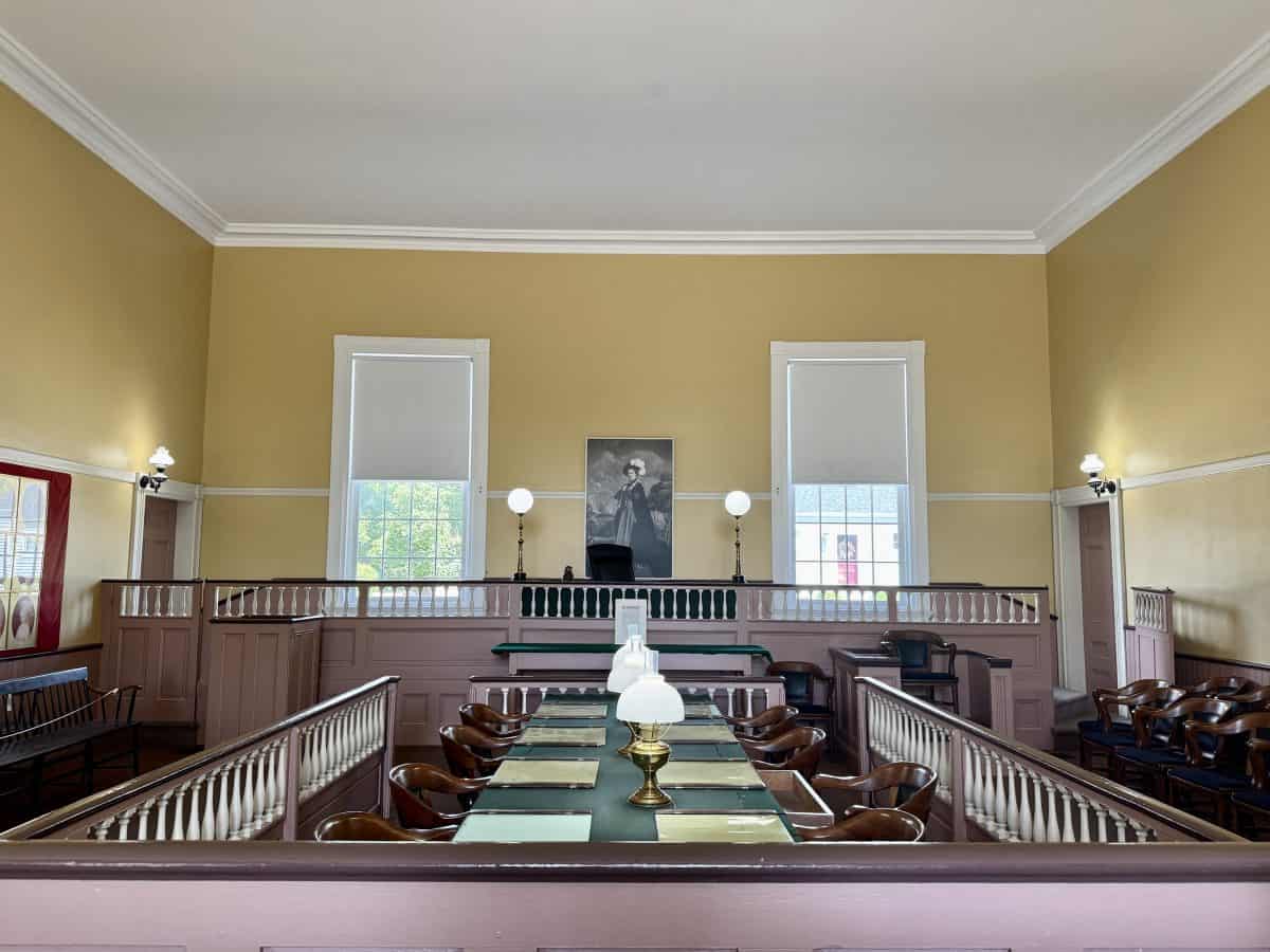 Charlotte County Courthouse in St. Andrews in New Brunswick, Canada