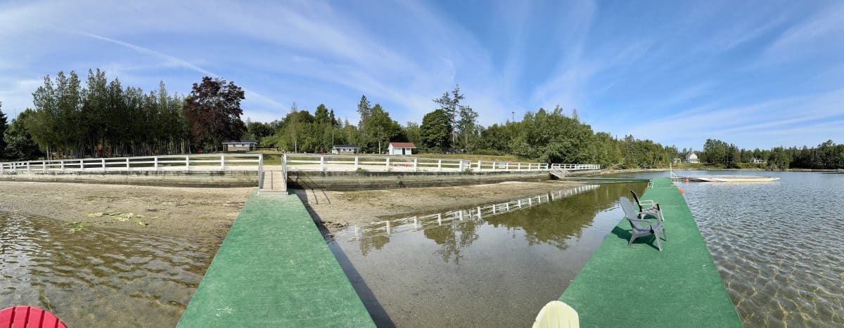 Katy's Cove Beach in St. Andrews in New Brunswick, Canada