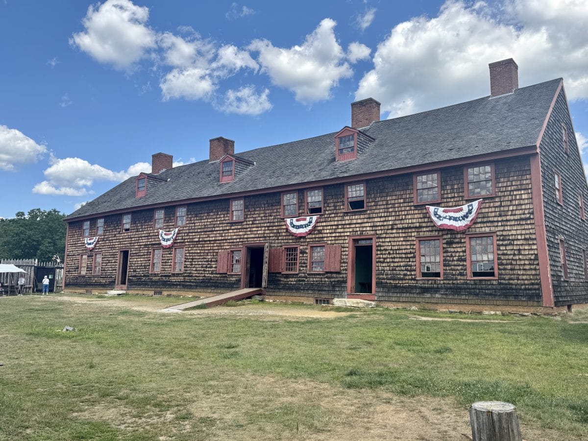 the Garrison at Old Fort Western in Augusta, Maine