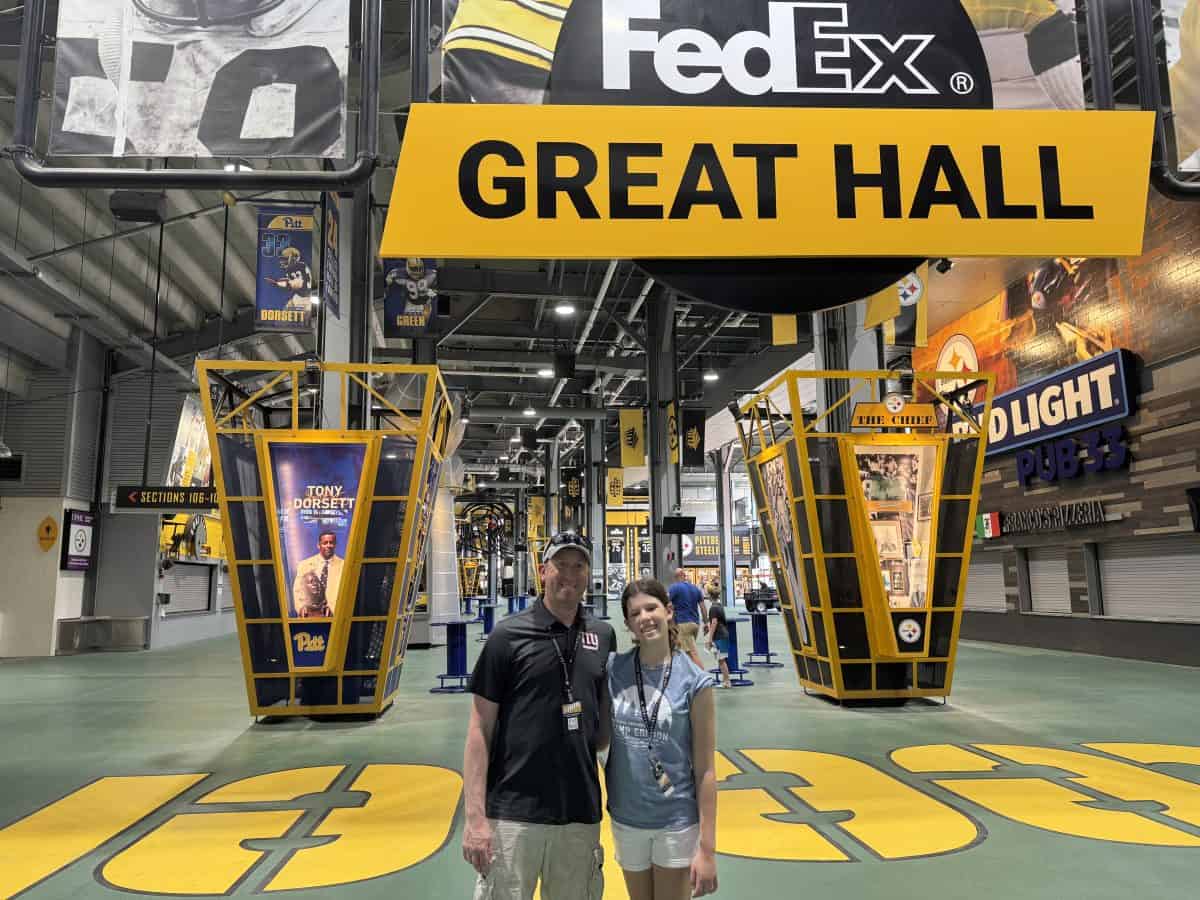 Great Hall at Acrisure Stadium in Pittsburgh, Pennsylvania