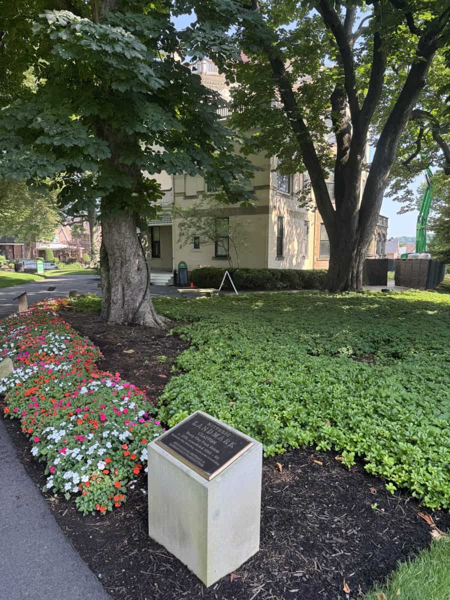 National Historic Landmark at Clayton at the Frick Pittsburgh Museums and Gardens in Pittsburgh, PA