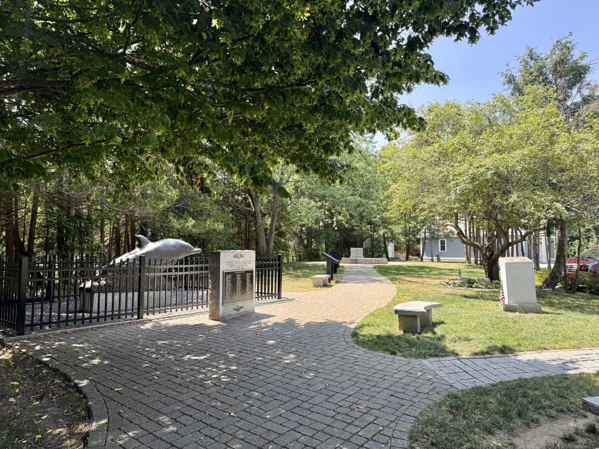Memorial Garden at the USS Albacore Submarine, Museum, and Memorial Garden in Portsmouth, NH