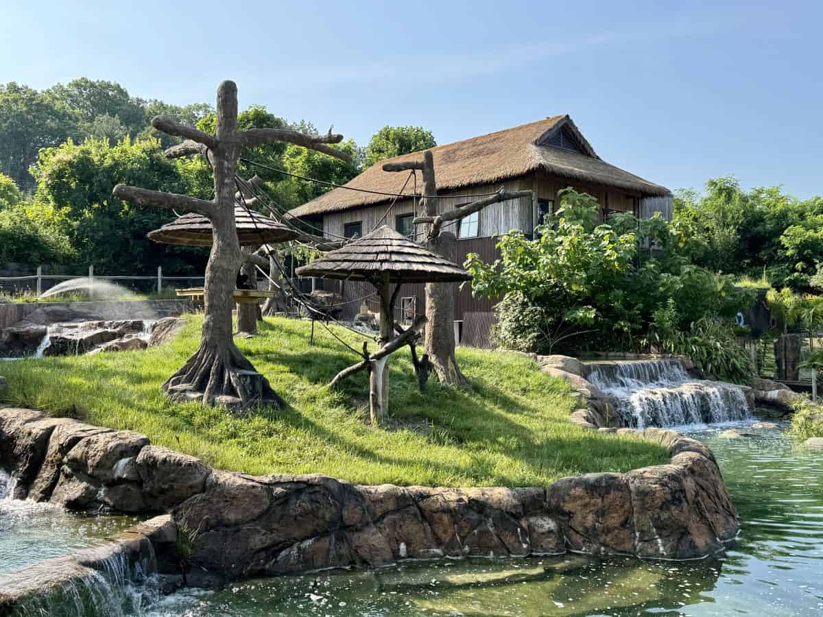 The Island exhibit at the Pittsburgh Zoo and Aquarium in Pittsburgh, PA