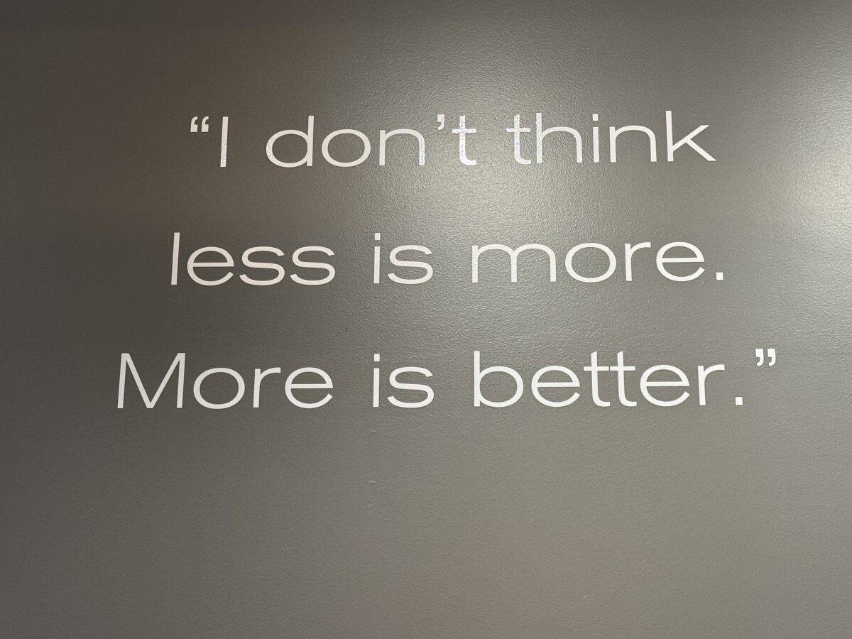 sign at the Andy Warhol Museum in Pittsburgh, PA