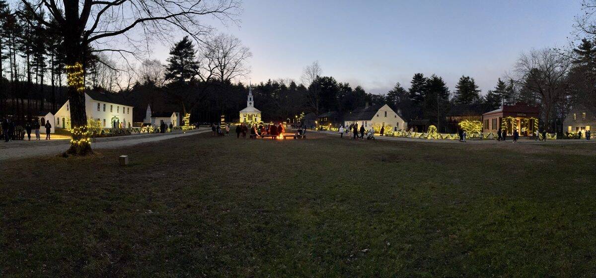 Christmas by Candlelight at Old Sturbridge Village in Sturbridge, MA