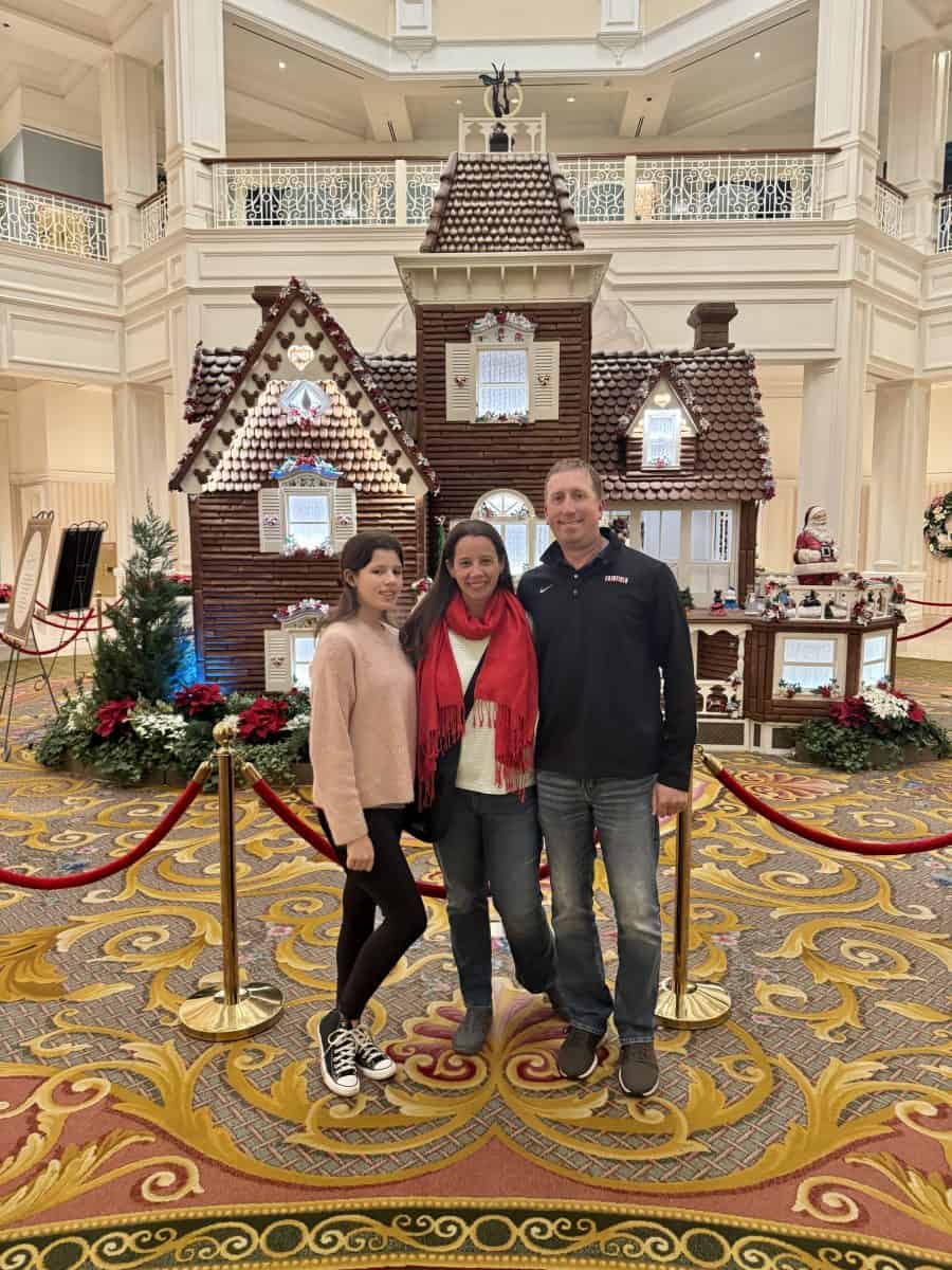 Gingerbread house at Disney's Grand Floridian Resort