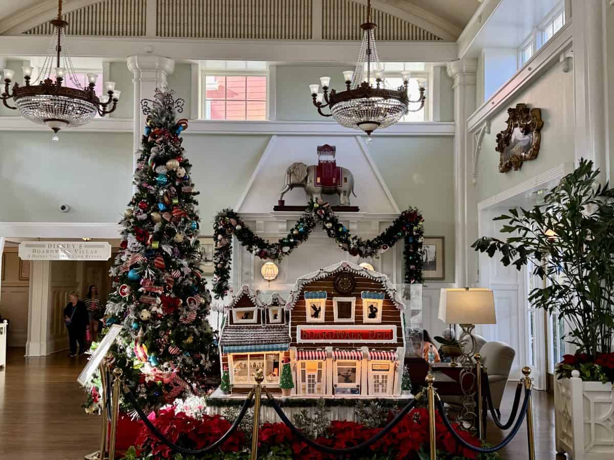 gingerbread deli at Disney's Boardwalk resort in Florida