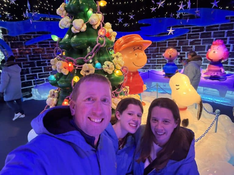 inside the ICE! exhibit at the Gaylord National Resort and Convention Center in National Harbor Maryland
