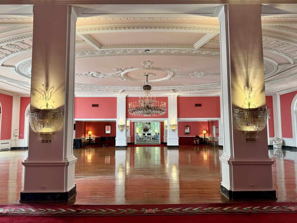 ballroom of The Greenbrier Resort in WV
