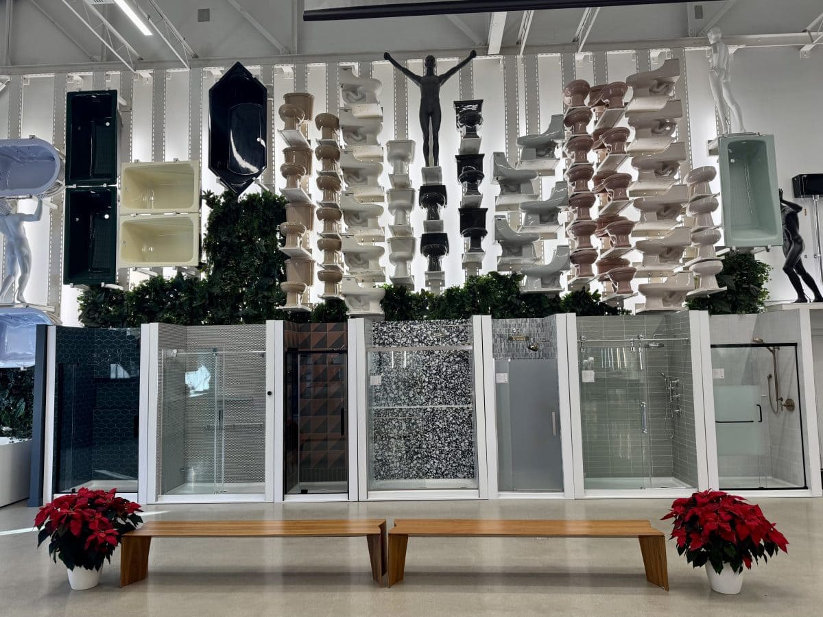 display at the Kohler Design Center in Kohler, Wisconsin