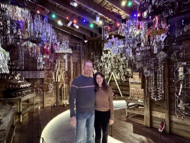 inside an exhibit at the John Michael Kohler Arts Preserve in Sheboygan Wisconsin