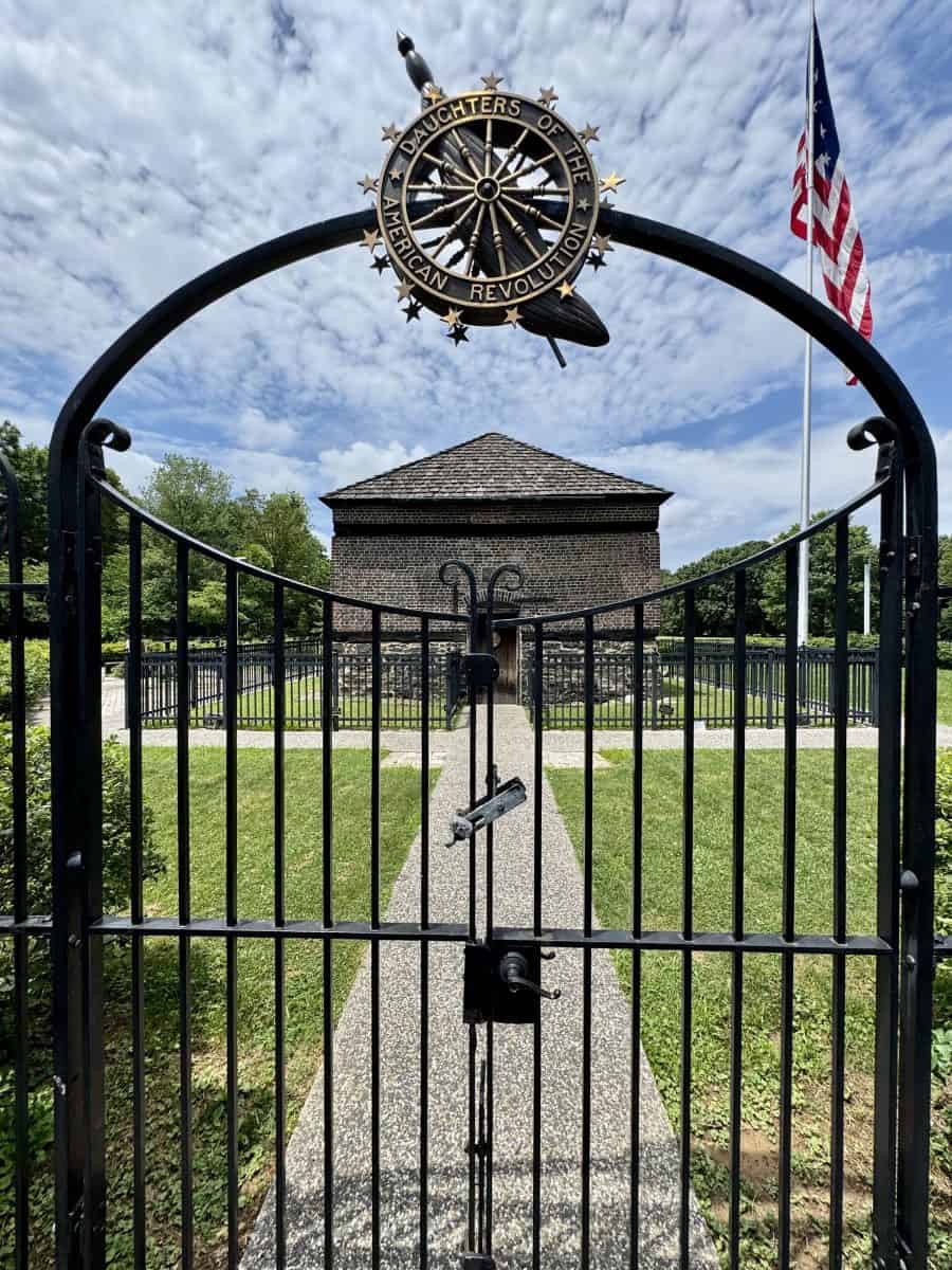 entrance to Block House at Fort Pitt Museum in Pittsburgh, PA
