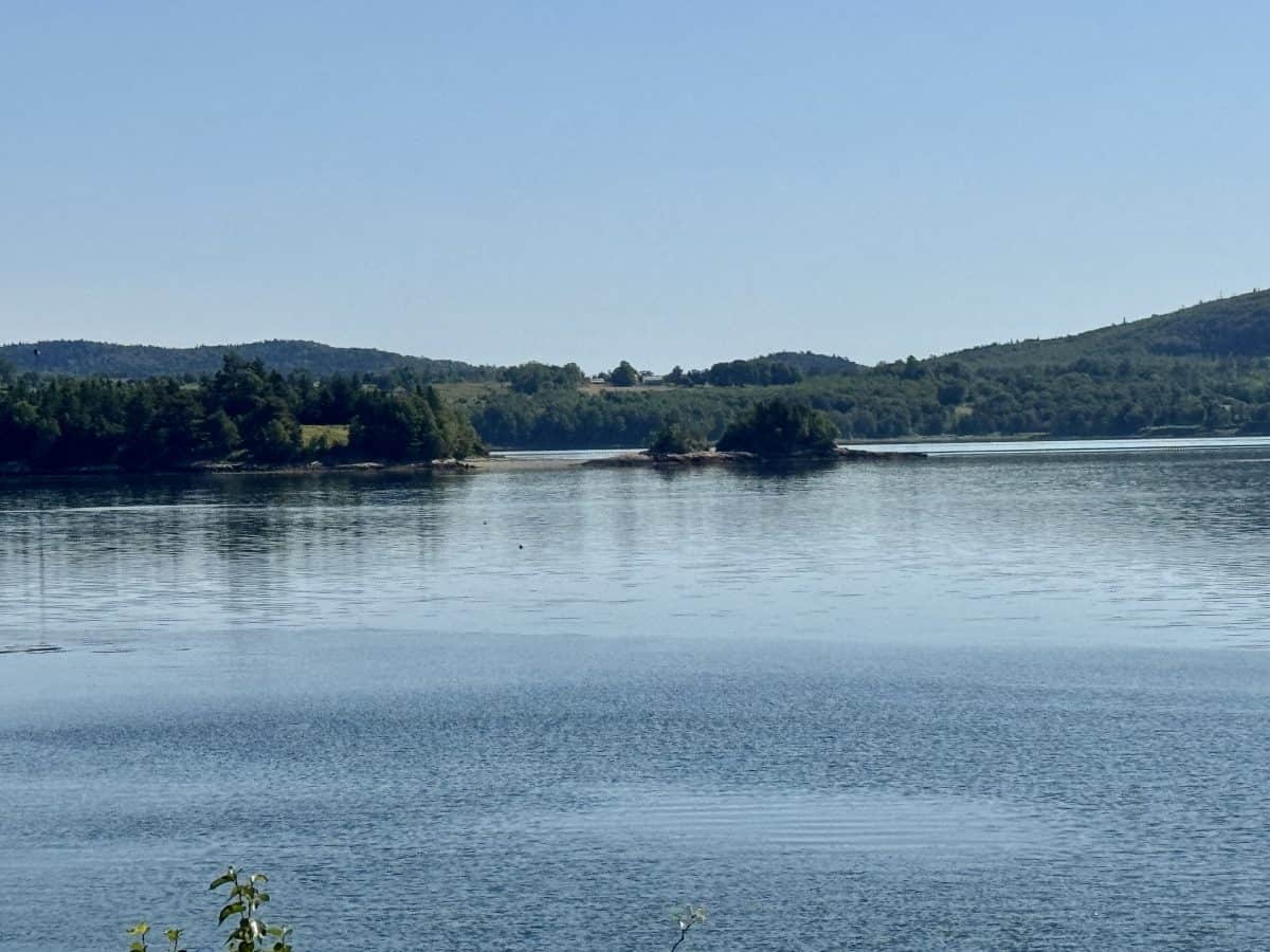 view of the Saint Croix International Historic Park in Canada and Maine, USA