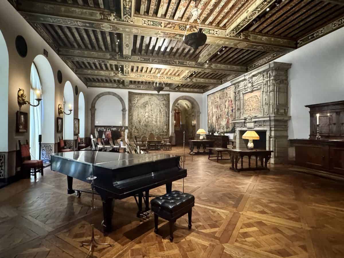 The Music Room at Dumbarton Oaks Gardens in Washington, DC
