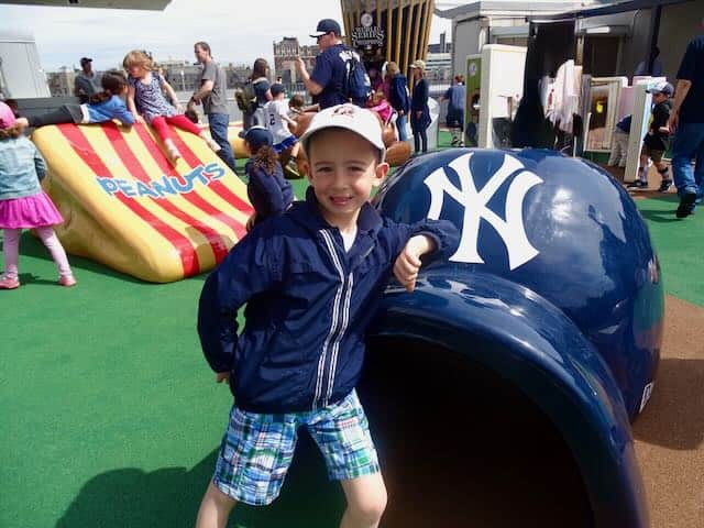 playground at Yankee Stadium in NYC