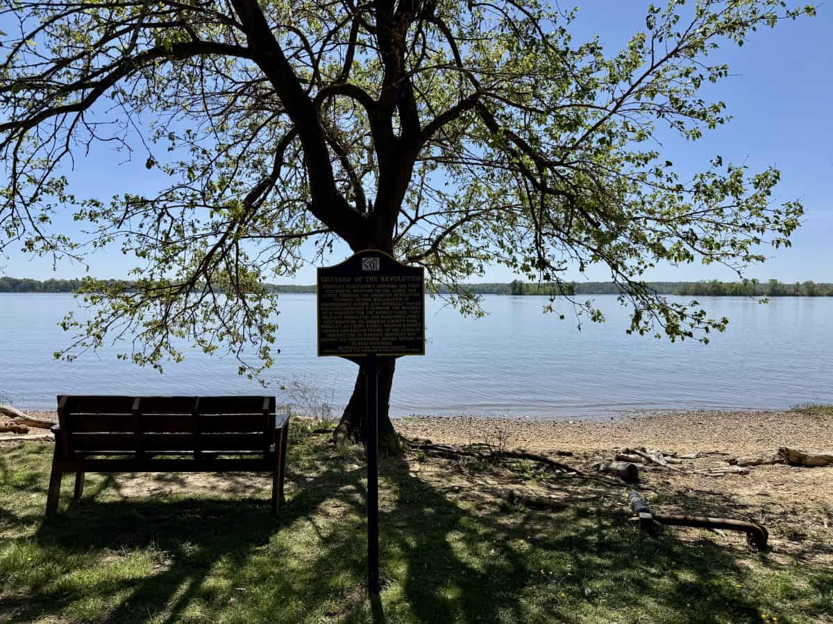 James River at Berkeley Plantation in VA