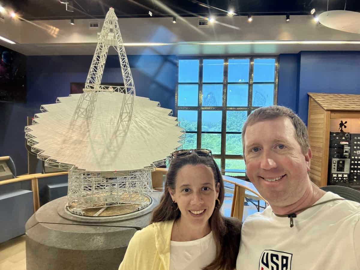 inside the Science Center at Green Bank Observatory in West Virginia